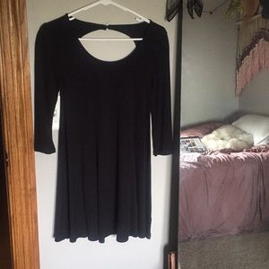 Flowy black dress